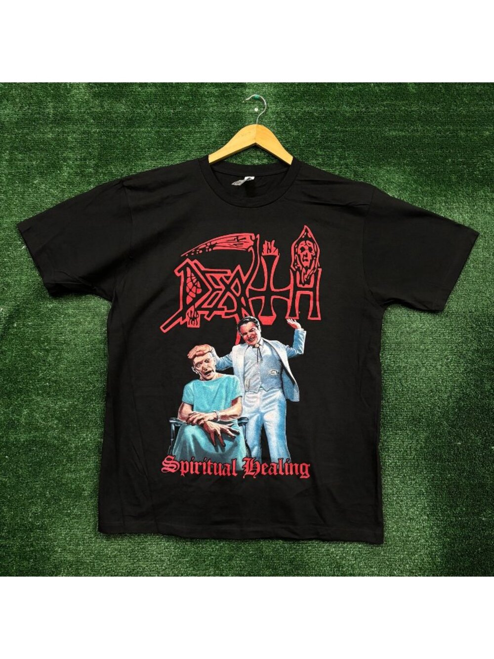 Death Spiritual Healing Death Metal Band T-Shirt Size Extra Large